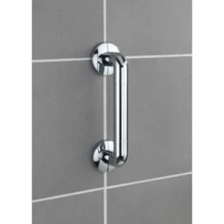 Wenko Wandhaltegriff Secura 30 Cm Chrom -Badezimmerbedarf Geschäft 4008838361856 1068 AB 03