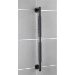 Wenko Wandhaltegriff Secura 65,5 Cm Schwarz -Badezimmerbedarf Geschäft 4008838369463 1068 AB 03