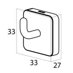 Tiger Haken Onu Selbstklebend Edelstahl Gebürstet -Badezimmerbedarf Geschäft 4008911319057 4621 5