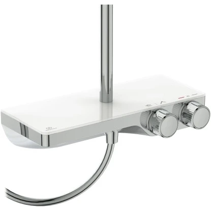 Ideal Standard Duschsystem Ceratherm S200 Mit Ablage Und Runder Handbrause Chrom 6 Ideal Standard Duschsystem Ceratherm S200 Mit Ablage Und Runder Handbrause Chrom – Bild 4