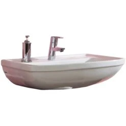 Fackelmann Waschbecken 60 Cm Montreal Weiß