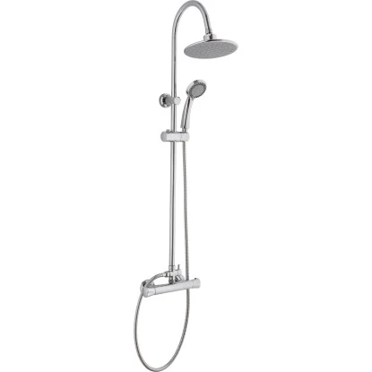 Überkopfbrause-Set 4-teilig Chrom 3 Überkopfbrause-Set 4-teilig Chrom