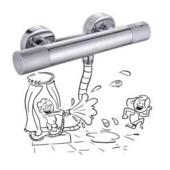 Baliv Thermostat-Duscharmatur DU-2060 Chrom -Badezimmerbedarf Geschäft 4048122122190 S03 021220 L