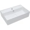 Aufsatzwaschbecken Keramik 15,5 Cm X 59,5 Cm X 40 Cm -Badezimmerbedarf Geschäft 4048123247229 S01 040918