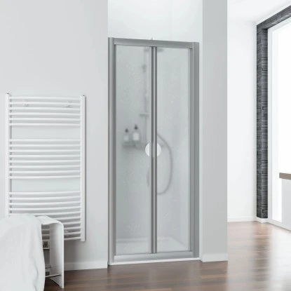 Schulte Falttür Für Nischen Kristall/Trend Alu-Natur BxH 90 X 185 Cm 3 Schulte Falttür Für Nischen Kristall/Trend Alu-Natur BxH 90 X 185 Cm