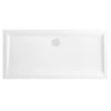 Schulte Duschwanne Rechteck Extra-flach Alpinweiß Inkl.Füße & Ablauf 80 X 170 Cm -Badezimmerbedarf Geschäft 4060991011665 2053 2