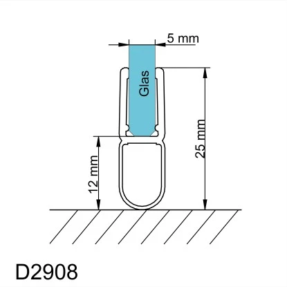 Schulte Dichtung Für Duschabtrennung/Badewannenaufsätze Mit 4 - 5 Mm Glas 100 Cm 4 Schulte Dichtung Für Duschabtrennung/Badewannenaufsätze Mit 4 - 5 Mm Glas 100 Cm – Bild 2