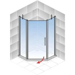 Schulte Fünfeckdusche Alexa Style 2.0 Alu-Natur Klar Glas Hell 192 Cm X 90 Cm 10 Schulte Fünfeckdusche Alexa Style 2.0 Alu-Natur Klar Glas Hell 192 Cm X 90 Cm -Badezimmerbedarf Geschäft 4060991019555 2053 AI 01