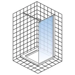 Schulte Alexa Style 2.0 Duschwand Walk In 100 X 190 Cm -Badezimmerbedarf Geschäft 4060991020186 6