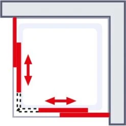 Schulte Eckeinstieg 4-teilig Sunny 80 Cm - 90 Cm X 180 Cm Silber 11 Schulte Eckeinstieg 4-teilig Sunny 80 Cm - 90 Cm X 180 Cm Silber -Badezimmerbedarf Geschäft 4060991057809 2053 6