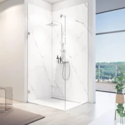 Schulte ExpressPlus DecoDesign Duschrückwand Softtouch Stein Marmor 255x100cm -Badezimmerbedarf Geschäft 4060991067525