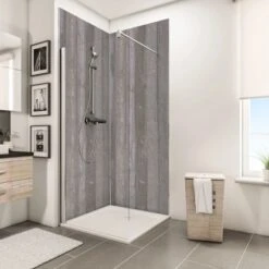 Schulte ExpressPlus DecoDesign Duschrückwand Dekor Stein Beton 255 X 100 Cm -Badezimmerbedarf Geschäft 4060991067945 Bild03