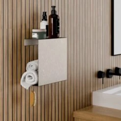 Schulte Duschablage Zum Kleben Edelstahloptik Größe L -Badezimmerbedarf Geschäft 4060991070648 2053 4