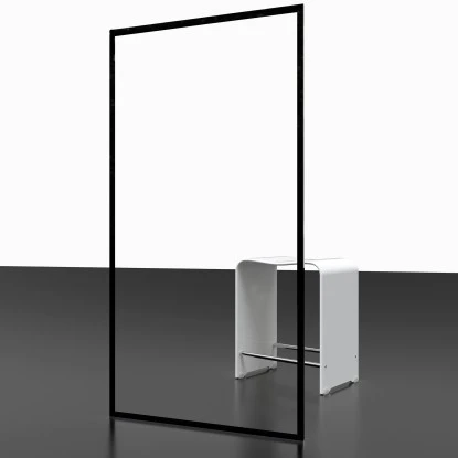 Schulte Walk In Frontteil Alexa Style 2.0 Dekor Frame Mattschwarz 200 X 120 Cm 5 Schulte Walk In Frontteil Alexa Style 2.0 Dekor Frame Mattschwarz 200 X 120 Cm – Bild 3