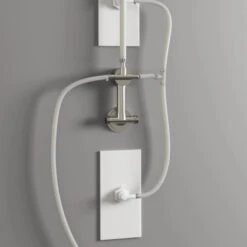 Schulte ExpressPlus Komplettdusche-Schiebetür Bali Mattschwarz 215 Cm X 115 Cm -Badezimmerbedarf Geschäft 4060991074998 2053 CU 08