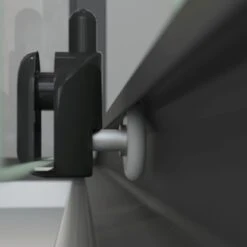 Schulte ExpressPlus Komplettdusche-Schiebetür Bali Mattschwarz 215 Cm X 115 Cm -Badezimmerbedarf Geschäft 4060991074998 2053 CU 11