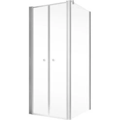 Schulte ExpressPlus Pendeltür Und Seitenwand Garant 2.0 Alu-Natur 200 Cm X 80 Cm -Badezimmerbedarf Geschäft 4060991076190 2053 S 01