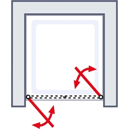 Schulte ExpressPlus Pendeltür In Nische Garant 2.0 Alu-Natur 200 Cm X 80 Cm 5 Schulte ExpressPlus Pendeltür In Nische Garant 2.0 Alu-Natur 200 Cm X 80 Cm – Bild 3