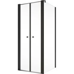 Schulte ExpressPlus Pendeltür Und Seitenwand Garant 2.0 Mattschwarz 200 X 90 Cm -Badezimmerbedarf Geschäft 4060991076305 2053 S 01