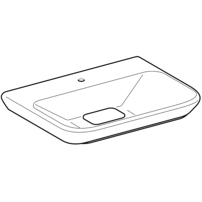 Geberit Waschbecken MyDay 65 Cm Weiß KeraTect 5 Geberit Waschbecken MyDay 65 Cm Weiß KeraTect – Bild 3