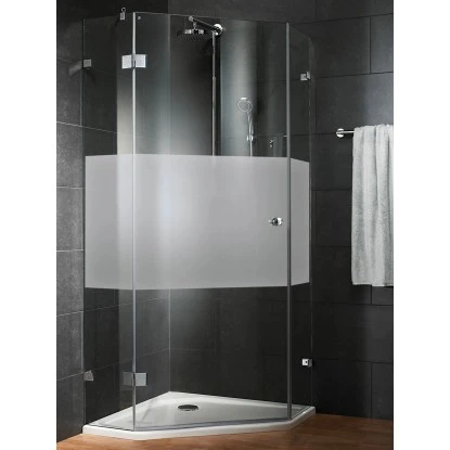 Schulte Fünfeckdusche Davita 3-teilig Dekor Dezent 3 Schulte Fünfeckdusche Davita 3-teilig Dekor Dezent