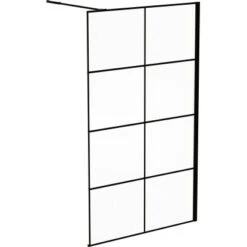Baliv Duschabtrennung Walk-In DUK-120.131 120 Cm X 195 Cm Schwarz