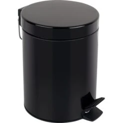 Spirella Treteimer Sydney Metall Schwarz 3 L