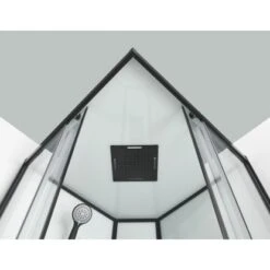 Sanotechnik Komplettduschkabine Sky 2 CL74 Schwarz -Badezimmerbedarf Geschäft 447531 4633 3