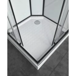 Sanotechnik Komplettduschkabine Sky 2 CL74 Schwarz -Badezimmerbedarf Geschäft 447531 4633 4