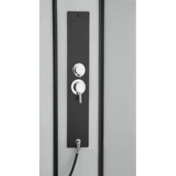 Sanotechnik Komplettduschkabine Sky 3 CL75 Schwarz -Badezimmerbedarf Geschäft 447532 4633 6