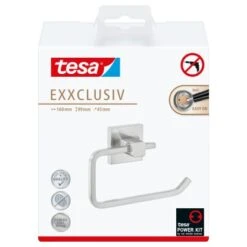 Tesa Toilettenpapierhalter Exxclusiv Edelstahloptik -Badezimmerbedarf Geschäft 449656 2009 2