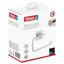 Tesa Toilettenpapierhalter Exxclusiv Edelstahloptik -Badezimmerbedarf Geschäft 449656 2009 3