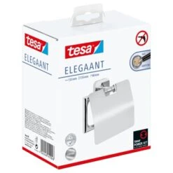 Tesa Toilettenpapierhalter Elegaant Mit Deckel Chrom -Badezimmerbedarf Geschäft 449708 2009 3
