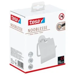 Tesa Toilettenpapierhalter Nooblesse Mit Deckel Edelstahloptik -Badezimmerbedarf Geschäft 450024 2009 3