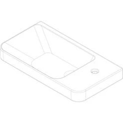 Fackelmann Keramik-Waschbecken 55 Cm Milano Weiß 12 Fackelmann Keramik-Waschbecken 55 Cm Milano Weiß -Badezimmerbedarf Geschäft 480520 3254 4