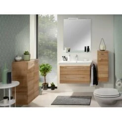 Fackelmann Keramik-Waschbecken 88,5 Cm Milano Weiß -Badezimmerbedarf Geschäft 480522 3254 2