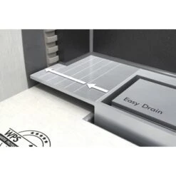 ESS Easy Drain Duschrinne Compact TAF 80 Cm Sperrwasserhöhe 50 Mm -Badezimmerbedarf Geschäft 4853875 4853909 4853966 b2