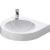 Duravit Waschbecken Architec 57,5 Cm Weiß Mit Hahnloch Links