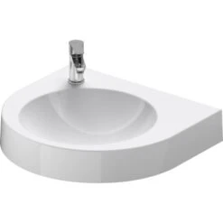 Duravit Waschbecken Architec 57,5 Cm Weiß Mit Hahnloch Links