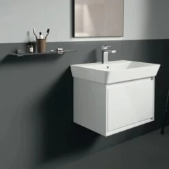 Ideal Standard Glasablage IOM Cube Chrom -Badezimmerbedarf Geschäft 5017830548775 3049 AB 03