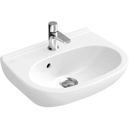 Villeroy & Boch Gäste-Waschbecken Compact O.Novo 45 Cm Weiß Mit Hahnloch Ohne ÜL 3 Villeroy & Boch Gäste-Waschbecken Compact O.Novo 45 Cm Weiß Mit Hahnloch Ohne ÜL