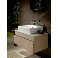 Villeroy & Boch Boch Aufsatzwaschbecken Memento 50 Cm Alpinweiß Mit Hahnloch Mit ÜL -Badezimmerbedarf Geschäft 502329 502338 VB MEMENTO 2