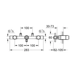 Grohe Zweihand Unterputz-Universal-Einbaukörper -Badezimmerbedarf Geschäft 518984 4520 1679467