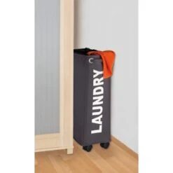 Wenko Wäschesammler Corno Dunkelgrau-Schwarz 43 L -Badezimmerbedarf Geschäft 520711 1068 picture 4