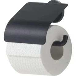 Tiger Toilettenpapierhalter Mit Deckel Urban Schwarz -Badezimmerbedarf Geschäft 52317 4621 4008911316063 2