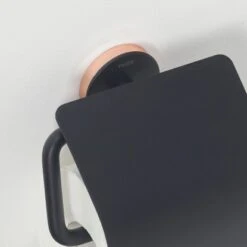 Tiger Toilettenpapierhalter Mit Deckel Urban Schwarz -Badezimmerbedarf Geschäft 52317 4621 4008911316063 7