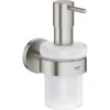 Grohe Seifenspender Mit Halter Essentials Supersteel -Badezimmerbedarf Geschäft 5309398 4520 40448DC1 1