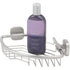 Tiger Eck-Duschkorb Ramos Edelstahl Gebürstet -Badezimmerbedarf Geschäft 53280 4621 4008911305036 1