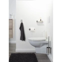 Tiger Toilettenpapierhalter L-Form Colar Edelstahl Gebürstet -Badezimmerbedarf Geschäft 53338 4621 4008911313420 6