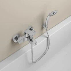 Ideal Standard Badearmatur Ceraflex Aufputz Chrom -Badezimmerbedarf Geschäft 539357 3049 6